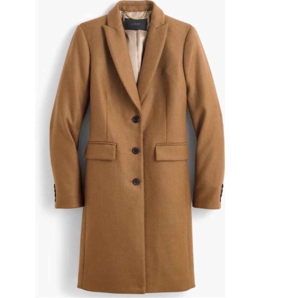 J.Crew Double Wool Parke Topcoat - Size 14